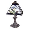11 in. Antique Brass Mini-Accent Lamp with Tiffany Art Glass Shade by Dale Tiffany 1 11 in. Antique Brass Mini-Accent Lamp with Tiffany Art Glass Shade by Dale Tiffany -Dale Tiffany Store antique brass dale tiffany desk lamps ta100353 64 1000
