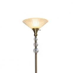 Alaris 72 in. Antique Brass Floor Lamp with Art Glass Shade by Dale Tiffany -Dale Tiffany Store antique brass dale tiffany floor lamps gr20308 1f 1000