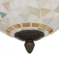 Bradshaw 3-Light antique brass Semi-Flush Mount Light by Dale Tiffany -Dale Tiffany Store antique brass dale tiffany flush mount lights 8780 3ltf a0 1000