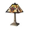 15 in. Morning Star Antique Brass Table Lamp by Dale Tiffany