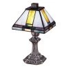 11 in. Tranquility Mission Antique Brass Accent Lamp by Dale Tiffany -Dale Tiffany Store antique brass dale tiffany table lamps 8706 64 1000