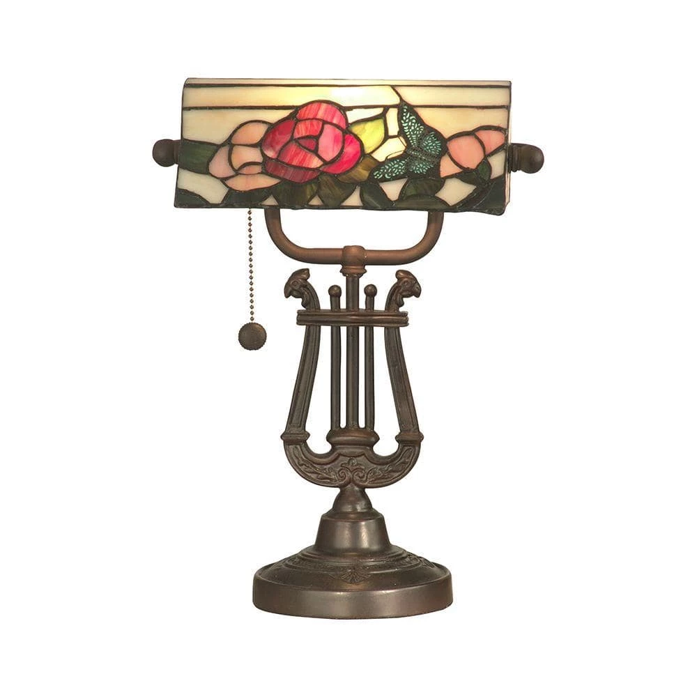 14.5 in. Broadview Bank Antique Bronze Accent Lamp by Dale Tiffany 3 14.5 in. Broadview Bank Antique Bronze Accent Lamp by Dale Tiffany