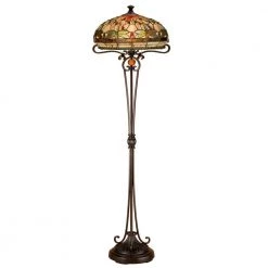 Briar Dragonfly 62.5 in. Antique Bronze Floor Lamp by Dale Tiffany