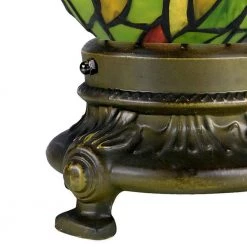 Floral 10 in. Antique Bronze Accent Lamp by Dale Tiffany -Dale Tiffany Store antique bronze dale tiffany novelty lamps ta19206 44 1000