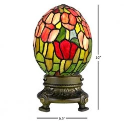 Floral 10 in. Antique Bronze Accent Lamp by Dale Tiffany -Dale Tiffany Store antique bronze dale tiffany novelty lamps ta19206 c3 1000