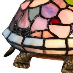 Toto Turtle Floral 4.50 in. Antique Bronze Accent Lamp by Dale Tiffany -Dale Tiffany Store antique bronze dale tiffany novelty lamps ta20109 1f 1000