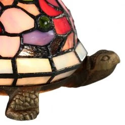 Toto Turtle Floral 4.50 in. Antique Bronze Accent Lamp by Dale Tiffany -Dale Tiffany Store antique bronze dale tiffany novelty lamps ta20109 44 1000