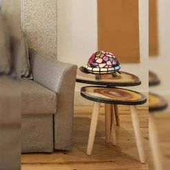 Toto Turtle Floral 4.50 in. Antique Bronze Accent Lamp by Dale Tiffany -Dale Tiffany Store antique bronze dale tiffany novelty lamps ta20109 fa 1000