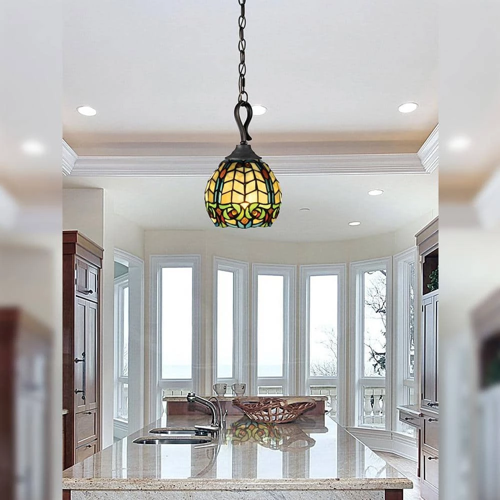 Raphael 1-Light Antique Bronze Hanging Barn Light Pendant Light by Dale Tiffany 10 Raphael 1-Light Antique Bronze Hanging Barn Light Pendant Light by Dale Tiffany - Image 8