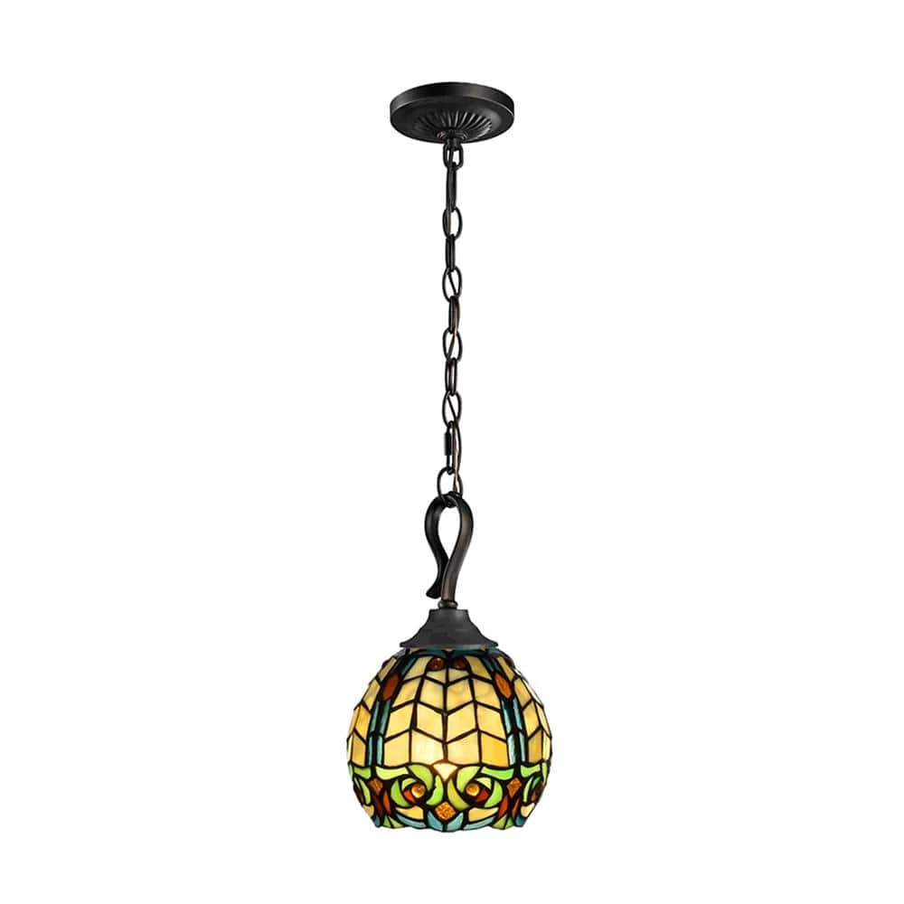Raphael 1-Light Antique Bronze Hanging Barn Light Pendant Light by Dale Tiffany 4 Raphael 1-Light Antique Bronze Hanging Barn Light Pendant Light by Dale Tiffany - Image 2