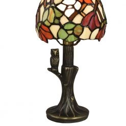 Owl Garden 14 in. Antique Bronze Metal Accent Lamp by Dale Tiffany -Dale Tiffany Store antique bronze dale tiffany table lamps ta18346 4f 1000