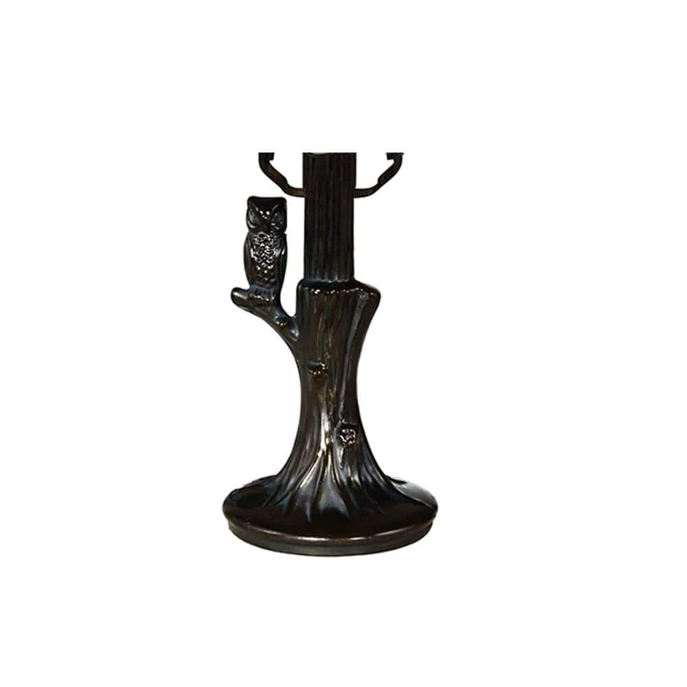 Owl Branch 13.5 in. Antique Bronze Metal Accent Lamp by Dale Tiffany 4 Owl Branch 13.5 in. Antique Bronze Metal Accent Lamp by Dale Tiffany - Image 2