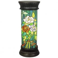Floral 24 in. Antique Bronze Table Lamp by Dale Tiffany