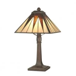 13.75 in. Cooper Antique Bronze Accent Lamp by Dale Tiffany