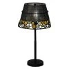 24.5 in. Antique Bronze Table Lamp with Hand Rolled Art Glass and Metal by Dale Tiffany