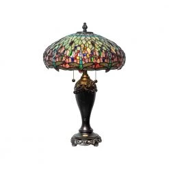 Aurelia 27 in. Antique Bronze Table Lamp with Hand Rolled Art Glass (Tiffany) Shade by Dale Tiffany 15 Aurelia 27 in. Antique Bronze Table Lamp with Hand Rolled Art Glass (Tiffany) Shade by Dale Tiffany -Dale Tiffany Store antique bronze dale tiffany table lamps tt20074 31 1000