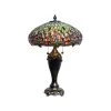 Aurelia 27 in. Antique Bronze Table Lamp with Hand Rolled Art Glass (Tiffany) Shade by Dale Tiffany 2 Aurelia 27 in. Antique Bronze Table Lamp with Hand Rolled Art Glass (Tiffany) Shade by Dale Tiffany -Dale Tiffany Store antique bronze dale tiffany table lamps tt20074 64 1000