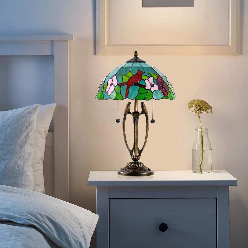 Benezia 21 .5 in. Antique Bronze Table Lamp by Dale Tiffany 8 Benezia 21 .5 in. Antique Bronze Table Lamp by Dale Tiffany - Image 6