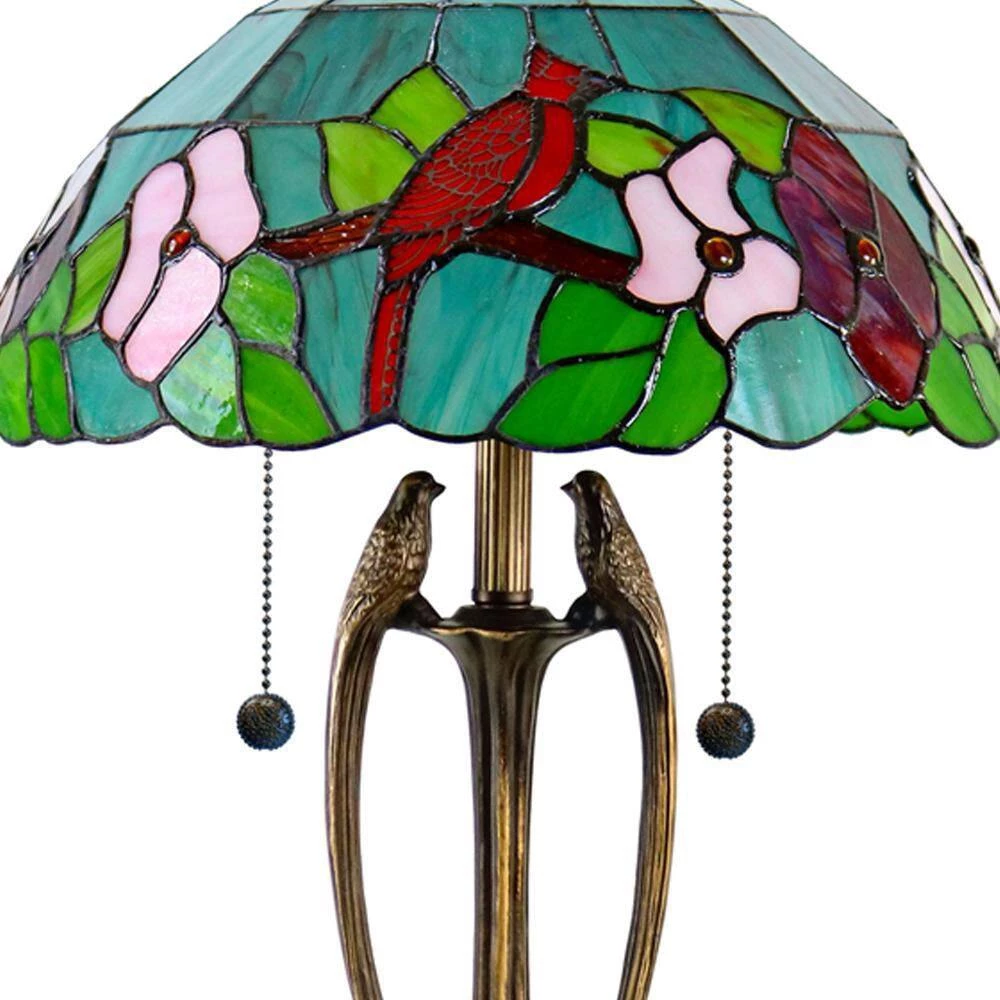 Benezia 21 .5 in. Antique Bronze Table Lamp by Dale Tiffany 6 Benezia 21 .5 in. Antique Bronze Table Lamp by Dale Tiffany - Image 4