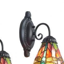 Dragonfly 1-Light Antique Bronze Wall Sconce by Dale Tiffany -Dale Tiffany Store antique bronze dale tiffany wall sconces tc20286 4f 1000