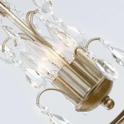 Jesslyn 16.5 in. 4-Light Antique Champagne Globe Candle Chandelier with Crystal Accents by TRUE FINE -Dale Tiffany Store antique champagne true fine chandeliers td10045c 77 1000