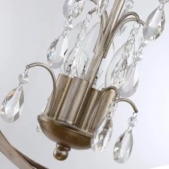 Jesslyn 16.5 in. 4-Light Antique Champagne Globe Candle Chandelier with Crystal Accents by TRUE FINE -Dale Tiffany Store antique champagne true fine chandeliers td10045c c3 1000