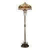 Boehme 62 in. Antique Golden Bronze Floor/Torchiere Lamp with Hand Rolled Art Glass Shade by Dale Tiffany -Dale Tiffany Store antique golden bronze dale tiffany floor lamps tf101116 64 1000