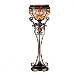 28 in. Boehme Antique Golden Sand Buffet Lamp by Dale Tiffany