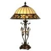 27 in. Antique Golden Sand Pebblestone Table Lamp with Tiffany Art Glass Shade by Dale Tiffany -Dale Tiffany Store antique golden sand dale tiffany table lamps tt90172 64 1000