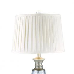 Impressionable Crystal 30.5 in. Antique Nickel Table Lamp with Fabric Shade by Dale Tiffany -Dale Tiffany Store antique nickel dale tiffany table lamps sgt17163f 1f 1000