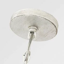 Dione 18 in. 4-Light Antique White Chandelier Wood Bead Bohemian Candlestick by TRUE FINE 15 Dione 18 in. 4-Light Antique White Chandelier Wood Bead Bohemian Candlestick by TRUE FINE -Dale Tiffany Store antique white true fine chandeliers td10039c 77 1000