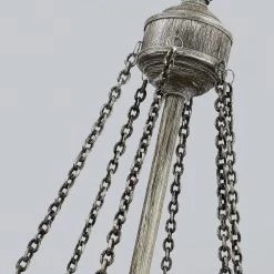 Dione 28 in. 6-Light White/Washed Chandelier Wood Bead Wood Bohemian Candlestick by TRUE FINE 15 Dione 28 in. 6-Light White/Washed Chandelier Wood Bead Wood Bohemian Candlestick by TRUE FINE -Dale Tiffany Store antique white true fine chandeliers td10051c 66 1000