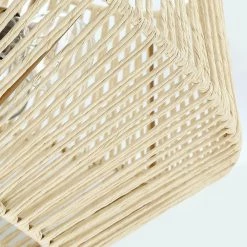 Bohe 22 in. 4-Light Beige/Brass Chandelier Bohemian Geometric with Hand Woven Shade by TRUE FINE -Dale Tiffany Store beige brass true fine chandeliers td10030c 77 1000