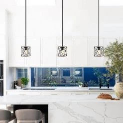 Brooklyn 1-Light Black and Distressed Faux Wood Rustic Farmhouse Mini Pendant Island Light with Seeded Glass Shade by TRUE FINE -Dale Tiffany Store black and distressed faux wood true fine pendant lights td20011p 1d 1000