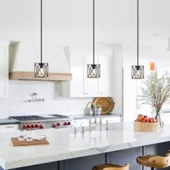 Brooklyn 1-Light Black and Distressed Faux Wood Rustic Farmhouse Mini Pendant Island Light with Seeded Glass Shade by TRUE FINE -Dale Tiffany Store black and distressed faux wood true fine pendant lights td20011p 76 1000