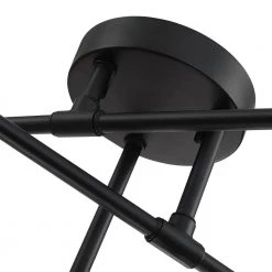 Trident 25.5 in. 6-Light Black and Gold Sputnik Semi Flush Mount Ceiling Light by TRUE FINE 21 Trident 25.5 in. 6-Light Black and Gold Sputnik Semi Flush Mount Ceiling Light by TRUE FINE -Dale Tiffany Store black and gold true fine flush mount lights td60003fl 4f 1000