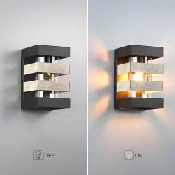 1-Light Black and Wood Tone Modern Hardwired Outdoor Wall Lantern Sconce with Clear Glass Cylinder by TRUE FINE -Dale Tiffany Store black and wood tone true fine outdoor sconces td41013ot 4f 1000