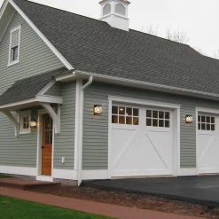 1-Light Black and Wood Tone Modern Hardwired Outdoor Wall Lantern Sconce with Clear Glass Cylinder by TRUE FINE -Dale Tiffany Store black and wood tone true fine outdoor sconces td41013ot 76 1000