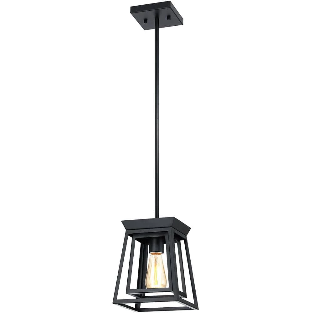 Exton 1-Light Black Double Box Mini Pendant Island Light by TRUE FINE 7 Exton 1-Light Black Double Box Mini Pendant Island Light by TRUE FINE - Image 5