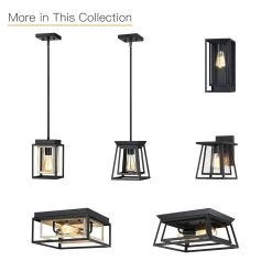 Exton 11.8 in. 2-Light Black and Wood Farmhouse Flush Mount Ceiling Light with Open Double Box by TRUE FINE 21 Exton 11.8 in. 2-Light Black and Wood Farmhouse Flush Mount Ceiling Light with Open Double Box by TRUE FINE -Dale Tiffany Store black and wood true fine flush mount lights td41002fl 76 1000