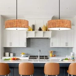 Sunrise 22 in. 4-Light Black Canopy Chandelier Cork Drum Pendant by TRUE FINE -Dale Tiffany Store black canopy shade is tan true fine chandeliers td10044c 40 1000