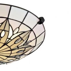 Annad 16 in. 1-Light Black Led Flush Mount by Dale Tiffany -Dale Tiffany Store black dale tiffany flush mount lights th20002led 4f 1000