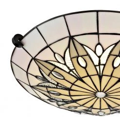 Annad 16 in. 1-Light Black Led Flush Mount by Dale Tiffany -Dale Tiffany Store black dale tiffany flush mount lights th20002led c3 1000