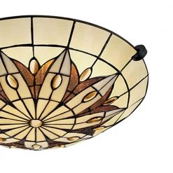 Anais LED Tiffany Flush Mount by Dale Tiffany 12 Anais LED Tiffany Flush Mount by Dale Tiffany -Dale Tiffany Store black dale tiffany flush mount lights th20222led 1f 1000