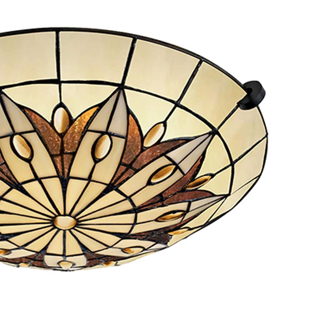 Anais LED Tiffany Flush Mount by Dale Tiffany 7 Anais LED Tiffany Flush Mount by Dale Tiffany - Image 5