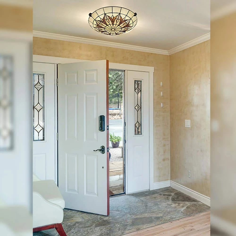 Anais LED Tiffany Flush Mount by Dale Tiffany 8 Anais LED Tiffany Flush Mount by Dale Tiffany - Image 6