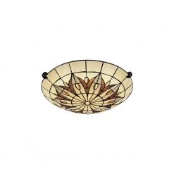 Anais LED Tiffany Flush Mount by Dale Tiffany
