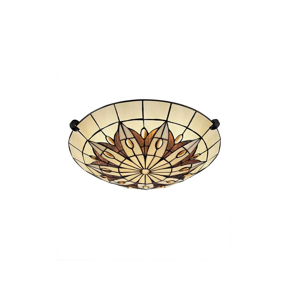 Anais LED Tiffany Flush Mount by Dale Tiffany 3 Anais LED Tiffany Flush Mount by Dale Tiffany