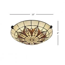 Anais LED Tiffany Flush Mount by Dale Tiffany 10 Anais LED Tiffany Flush Mount by Dale Tiffany -Dale Tiffany Store black dale tiffany flush mount lights th20222led c3 1000