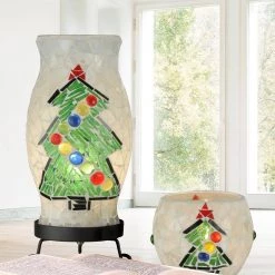 Christmas 10 .75 in. Black Table Lamp by Dale Tiffany -Dale Tiffany Store black dale tiffany table lamps tal100855 31 1000